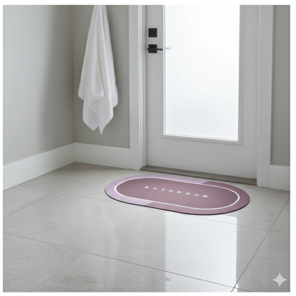 Bathroom Floor Mat - Waterproof