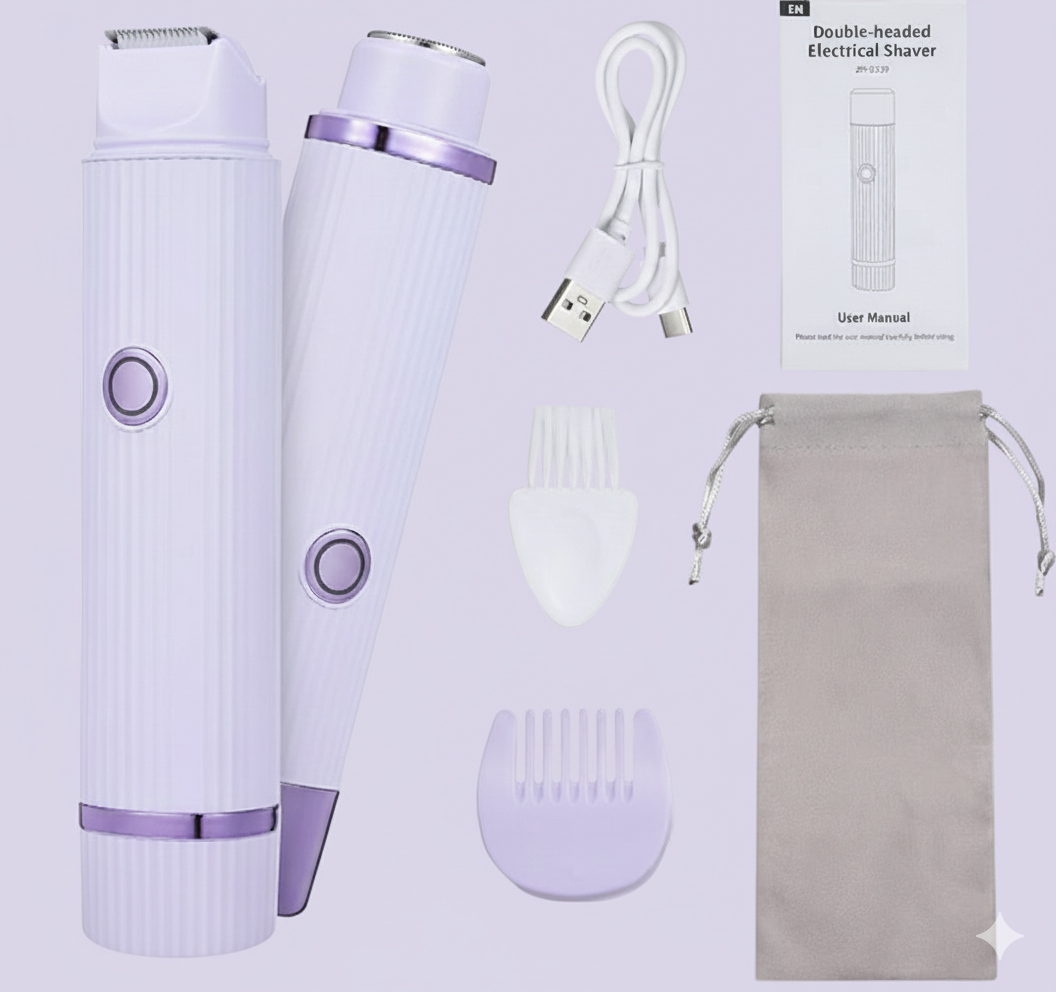 Double Head Electric Shaver For Women