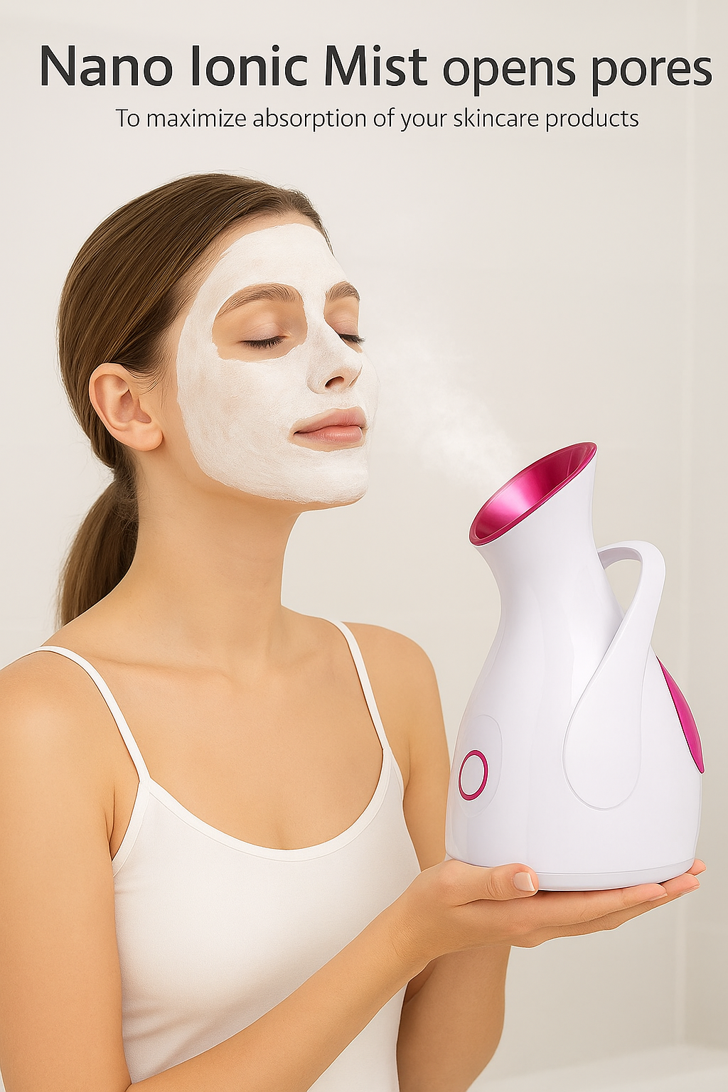Nano Ionic Facial Steamer - Spa Glow At Home