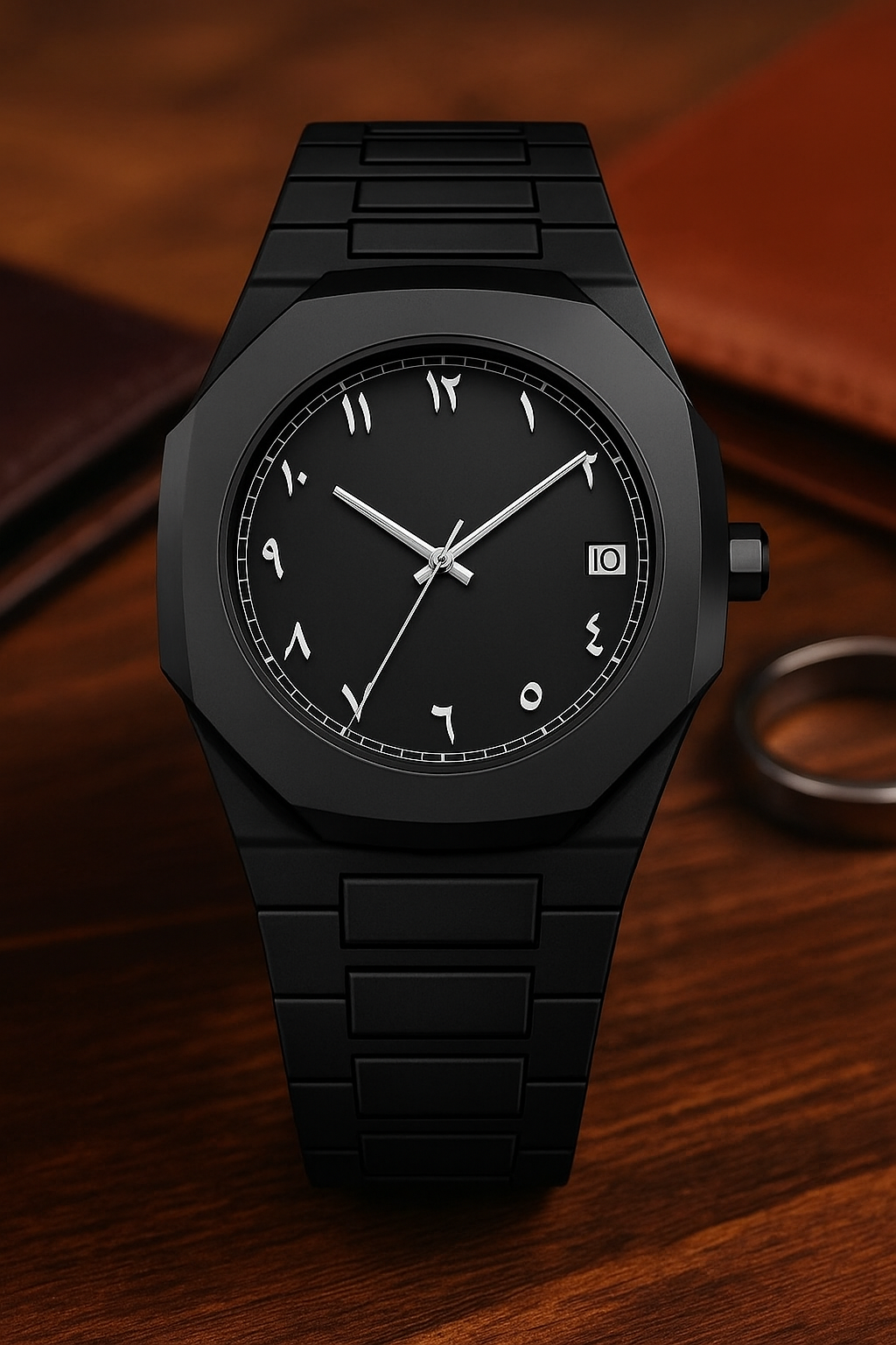 Stainless Steel Arabic Watch