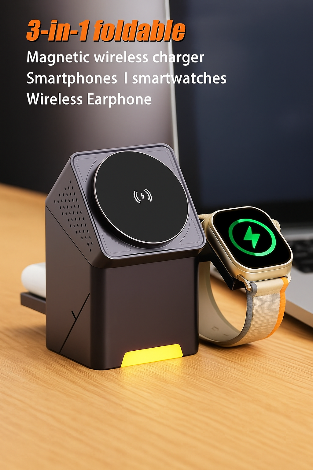 3 IN 1 Magnetic Wireless Charger