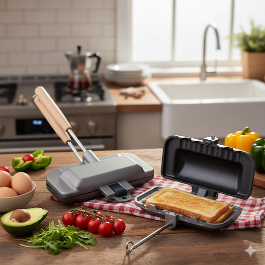Non Stick Double Sandwich Frying Pan