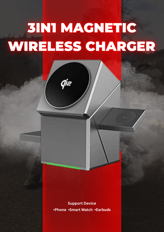 3 IN 1 Magnetic Wireless Charger