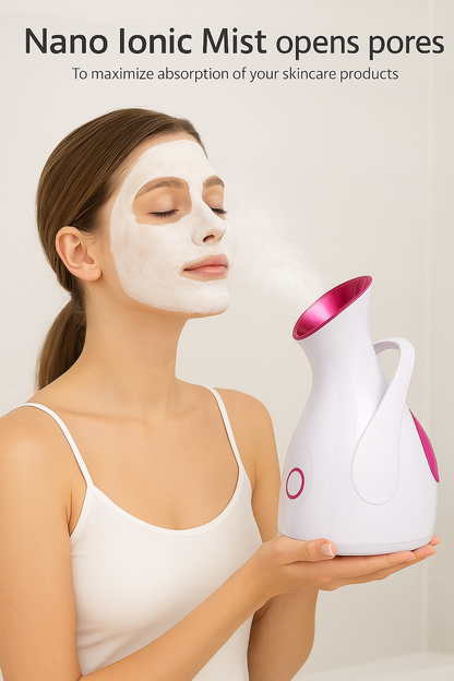 Nano Ionic Facial Steamer - Spa Glow At Home