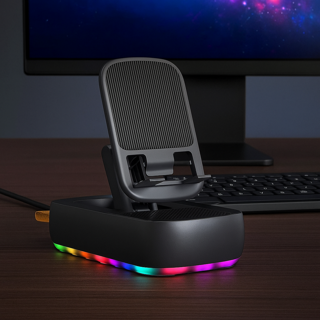 Mobile Holder With Speaker