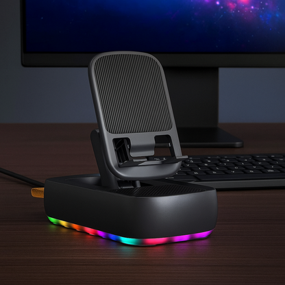 Mobile Holder With Speaker